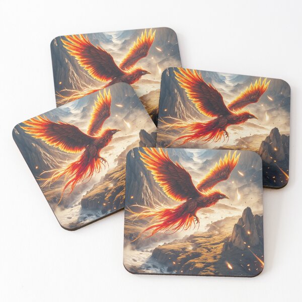 Item preview, Phoenix Rising Over the Land designed and sold by Astraliscape.