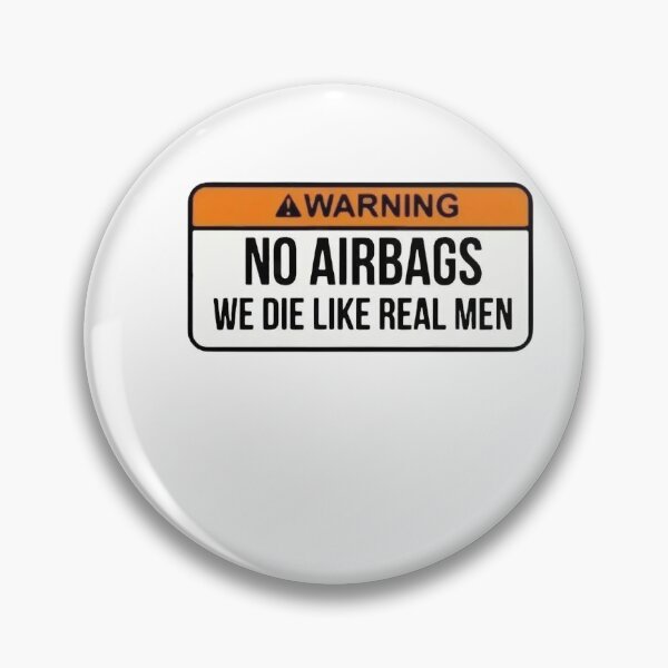Item preview, No Airbags Sticker designed and sold by MechaMystic.