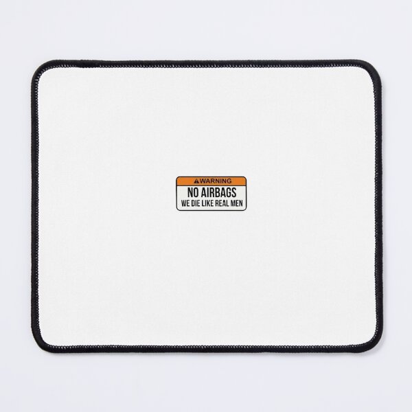 Item preview, No Airbags Sticker designed and sold by MechaMystic.