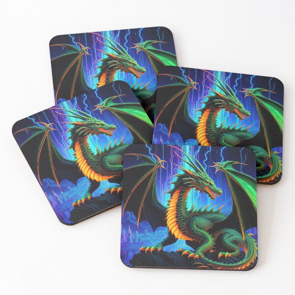 Item preview, Neon Blacklight Dragon  designed and sold by Shs-Kenya.