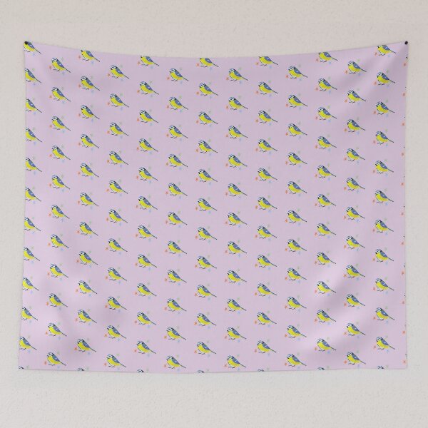 Item preview, Cute Blue Tit Bird Illustration – Colorful Nature Art designed and sold by YaraCuteArt.