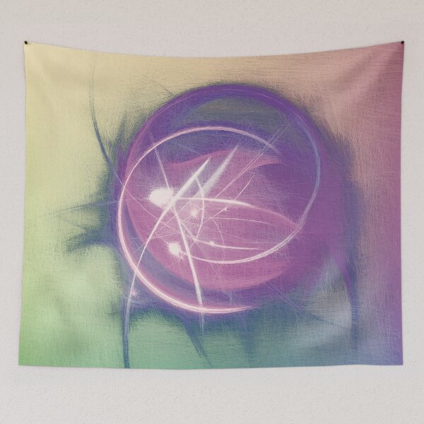 Item preview, Abstract color planet orb designed and sold by blackhalt.