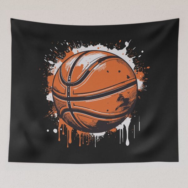 Artikelvorschau, Basketball-Graffiti entworfen und verkauft von TeeLabDesign.