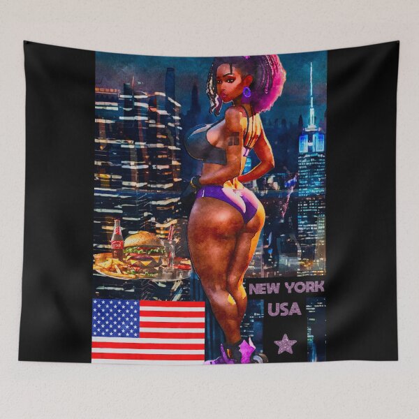 Item preview, sexy New York by night designed and sold by asanaworld.