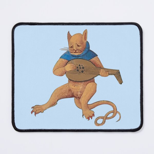 Item preview, Ugly medieval cat - Cat with Lute designed and sold by Grey House.