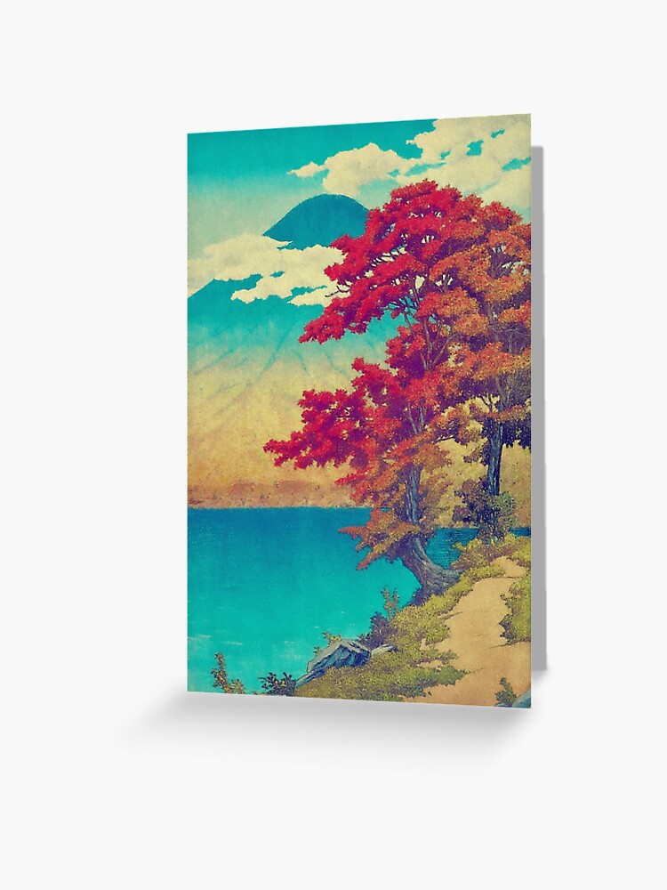Thumbnail 1 of 2, Greeting Card, The New Year in Hisseii - Nature Landscape designed and sold by Kijiermono.