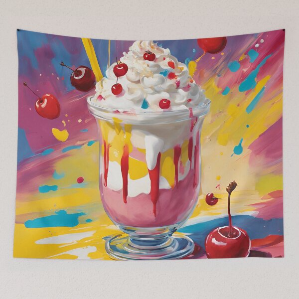 Item preview, Cherry Magic on Ice Cream designed and sold by GadiDesignArt.