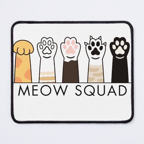 Item preview, Meow Squad – Cute Cat Paw Print Design designed and sold by Joyce63.