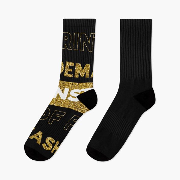 Item preview, Print on demand instead of fast fashion (Gold Glitter Edition) designed and sold by asanaworld.