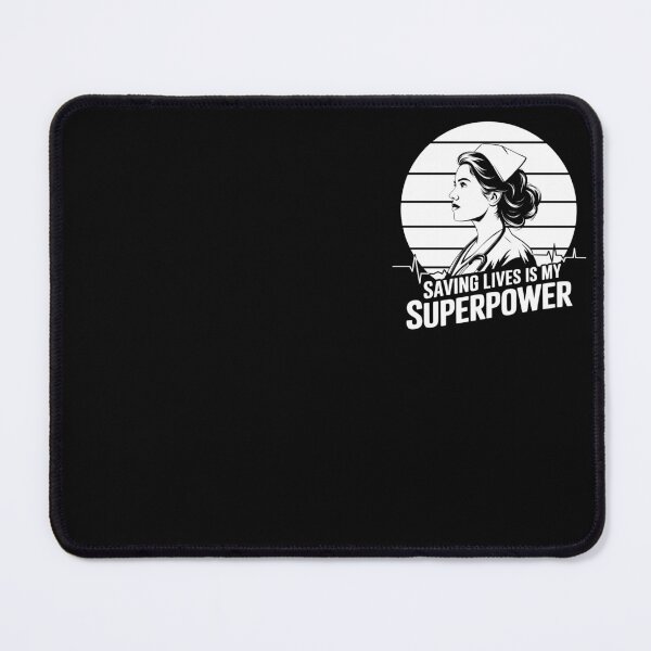 Item preview, Saving Lives is My Superpower - Heroic Nurse Design designed and sold by TeeVinci.