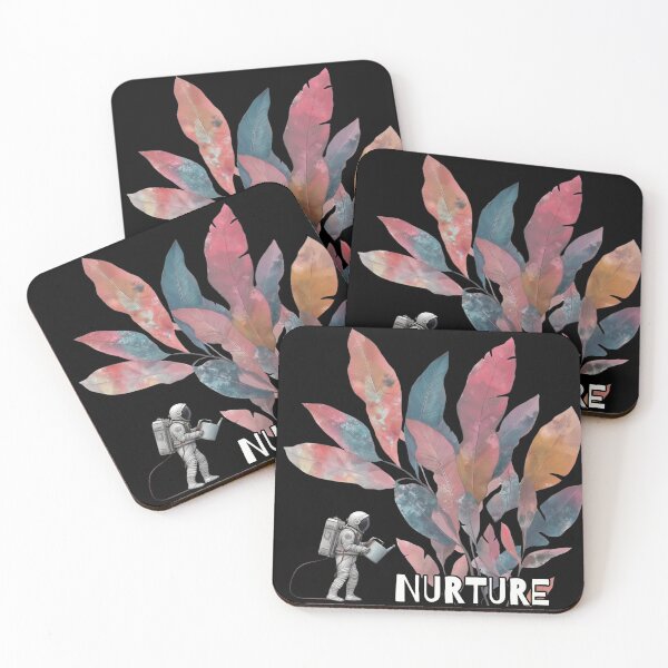 Item preview, Nurture. Astronaut. Nature, caring & wellbeing design. Text version. designed and sold by Shoot-The-Moon.