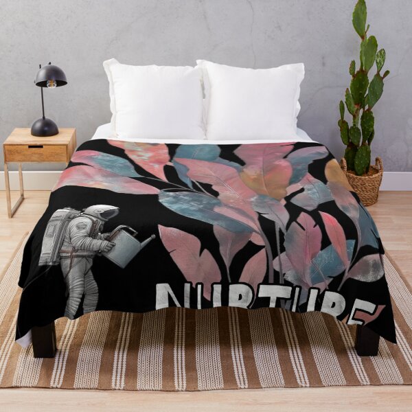 Item preview, Nurture. Astronaut. Nature, caring & wellbeing design. Text version. designed and sold by Shoot-The-Moon.