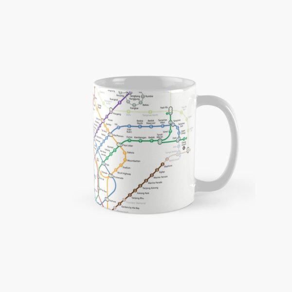 Item preview, Singapore Metro MRT LRT map  designed and sold by MrMappy.