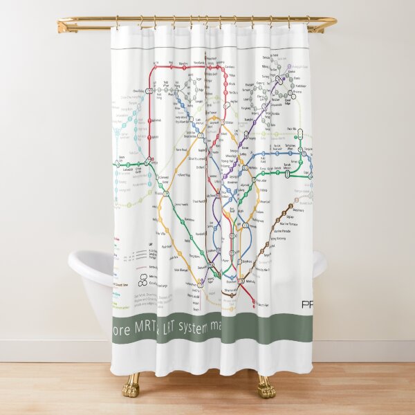 Item preview, Singapore Metro MRT LRT map  designed and sold by MrMappy.