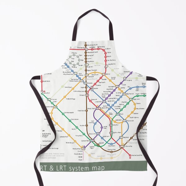 Item preview, Singapore Metro MRT LRT map  designed and sold by MrMappy.
