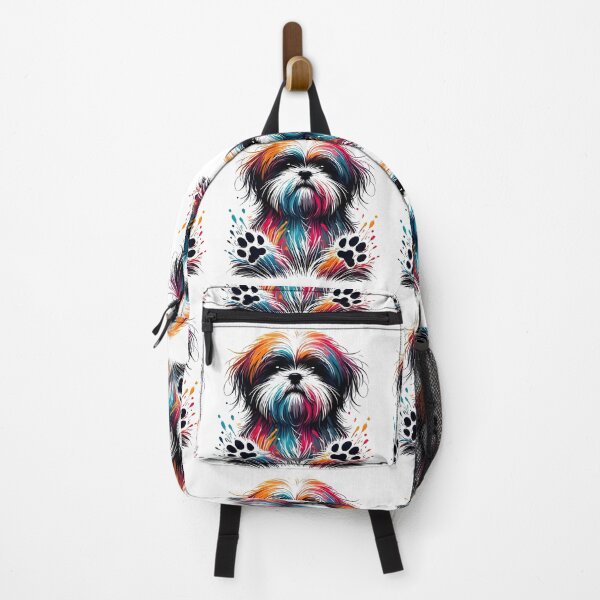 Item preview, shih tzu love, puppy art designed and sold by TrueArtVibes.