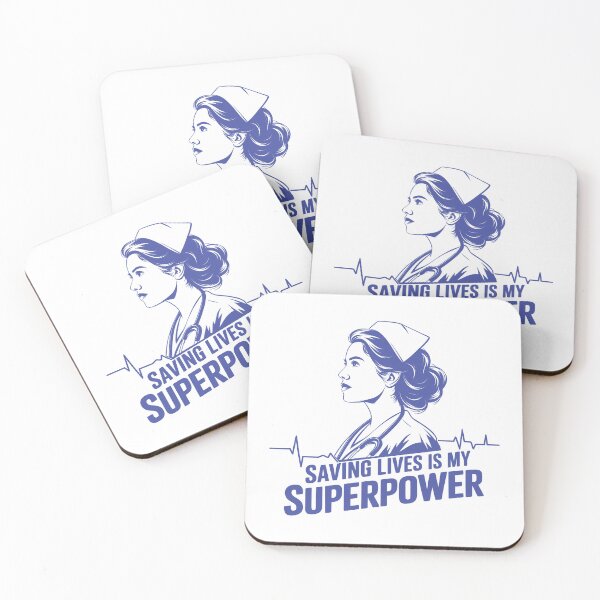 Item preview, Heroic Nurse Design - Saving Lives is My Superpower designed and sold by TeeVinci.
