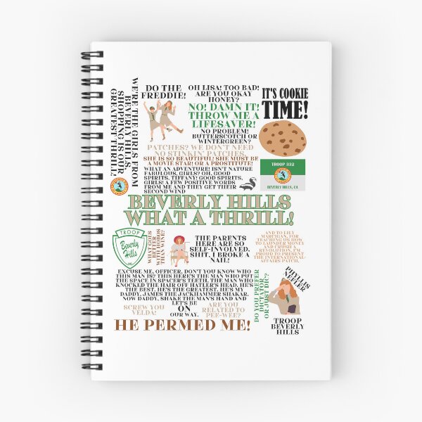 Item preview, Troop Beverly Hills Quote Sticker designed and sold by Isthereatheme.