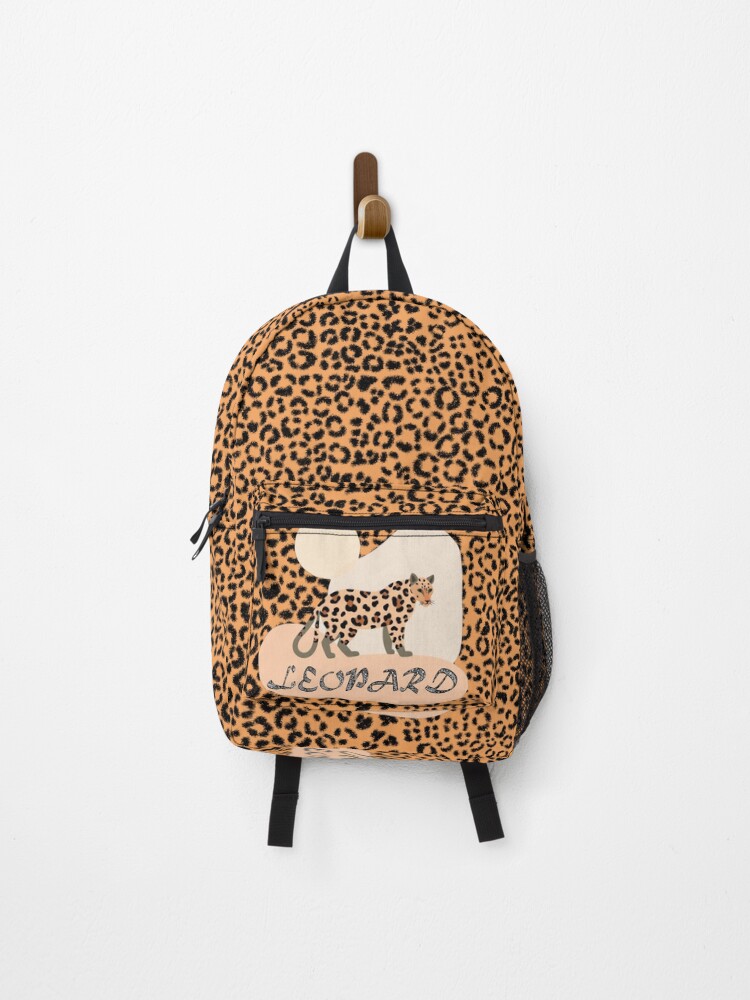 Thumbnail 1 of 3, Backpack, leopard pattern designed and sold by zzzozzo.