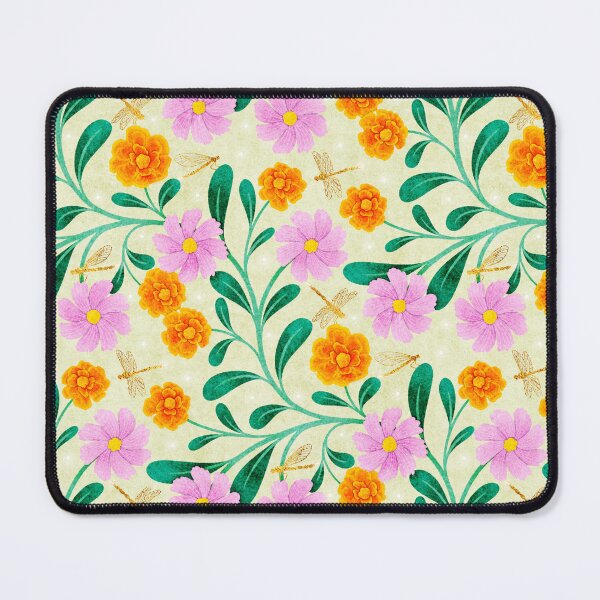 Item preview, Marigold & Cosmos October Birth Flowers designed and sold by RebeccaFlaherty.