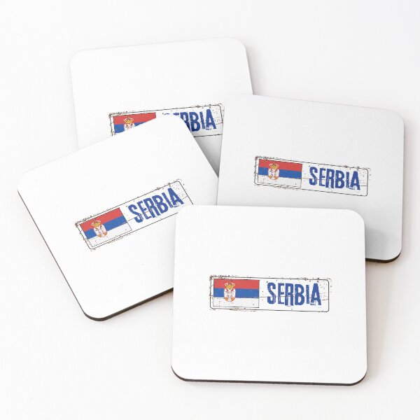 Item preview, Serbia Flag designed and sold by jeshands.