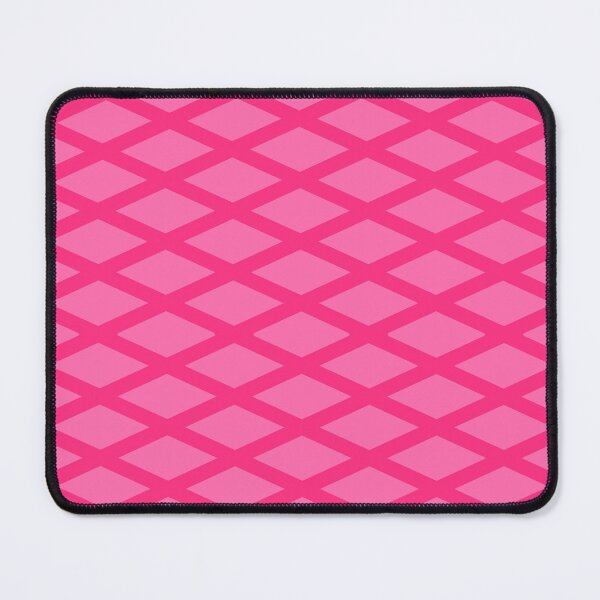Item preview, Modern Pink Geometric Diamond Checked Shaped Pattern designed and sold by SpinklyCreations.