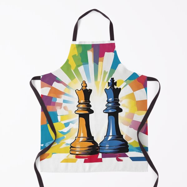 Item preview, Queen Chess, King Chess ,Chess Lover, Chess Player, Checkmate, Popart Chess designed and sold by KolorellaS.