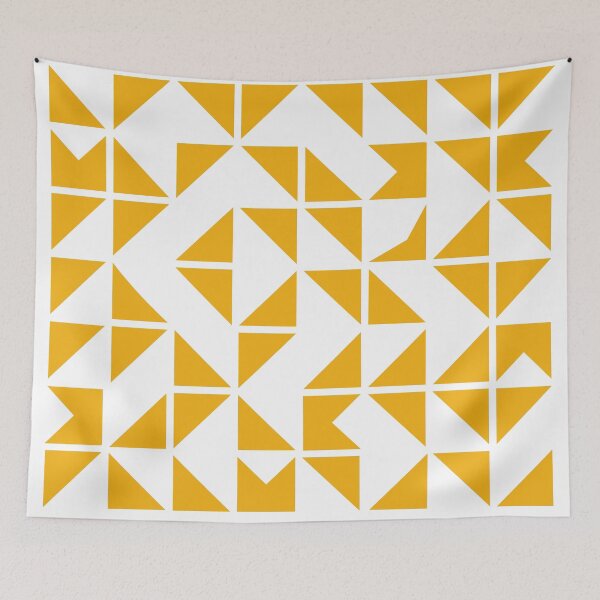 Item preview, Gold Triangle Geometric Design designed and sold by Studio of Shapes and Spectrum.