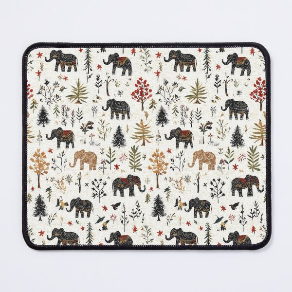 Item preview, Latvian folk pattern featuring elephants and symbols designed and sold by Piotrek0001.