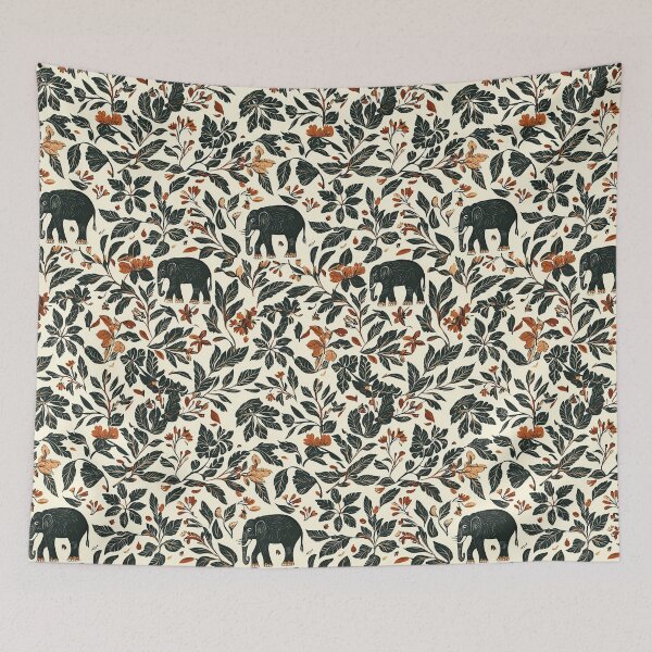 Item preview, Stylized elephant design with cultural influences designed and sold by Piotrek0001.