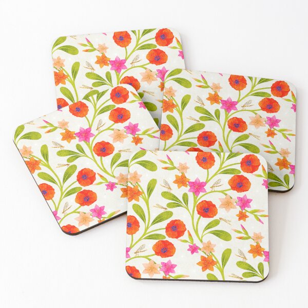Item preview, August Birth Flowers Poppy & Gladiolus designed and sold by RebeccaFlaherty.