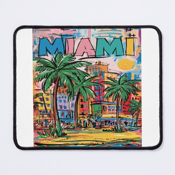 Item preview, Florida Miami Travel - "Experience the Vibrant Pulse of Miami" designed and sold by stickercuffs.