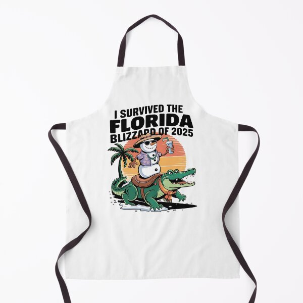 Item preview, I Survived The Florida Blizzard of 2025 - This funny gift is perfect for Floridians, snowbirds, vacationers, and anyone who loves tropical humor and unique designs. designed and sold by ZyziowskyArt.