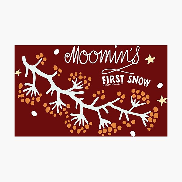 Item preview, Moomin's First Snow Autumn Branches & Stars designed and sold by MoominStore.