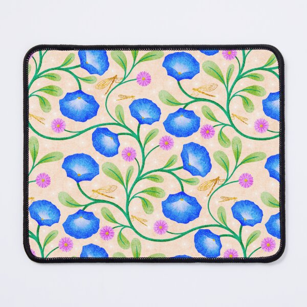 Item preview, September Birth Flowers Aster & Morning Glory designed and sold by RebeccaFlaherty.