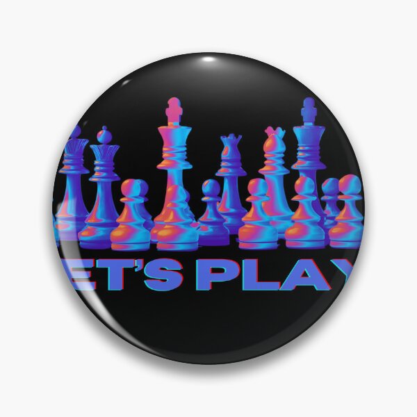 Item preview, Let's Play Chess,  Queen Chess, King Chess ,Chess Lover, Chess Player, Checkmate, Neon Chess designed and sold by KolorellaS.