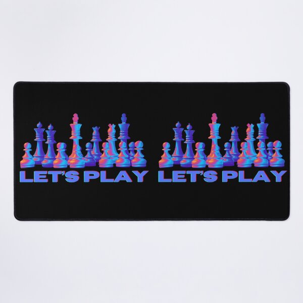 Item preview, Let's Play Chess,  Queen Chess, King Chess ,Chess Lover, Chess Player, Checkmate, Neon Chess designed and sold by KolorellaS.
