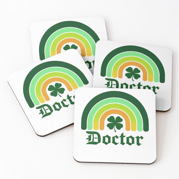 Item preview, Doctor Irish Rainbow Shamrock designed and sold by catthemedic.