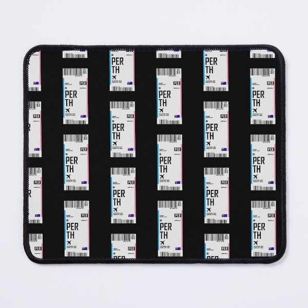 Item preview, Perth Boarding Pass Australia Travel Sticker designed and sold by TulipaGraphics.