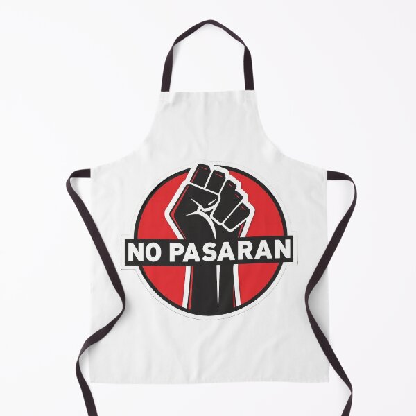 Aperçu de l'œuvre Antifascisme « No Pasarán » – « Ils ne passeront pas. » créée et vendue par HCNDesign.