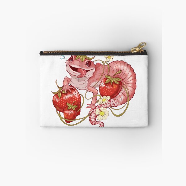 Item preview, Cutr pink strawberry gecko designed and sold by Miska-art.