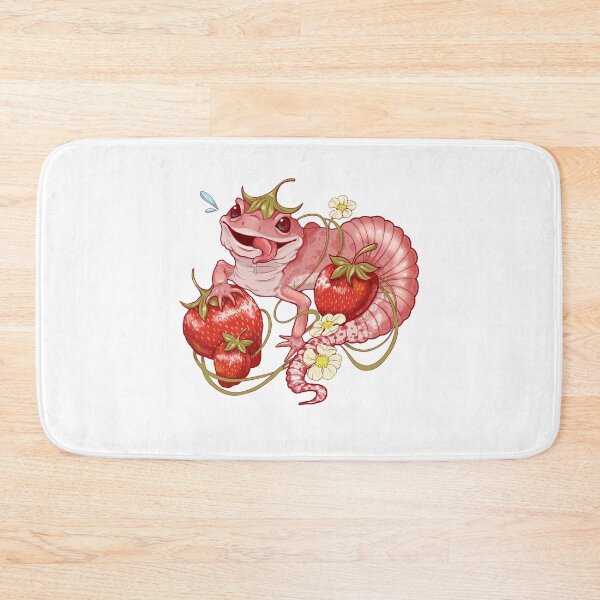 Item preview, Cutr pink strawberry gecko designed and sold by Miska-art.