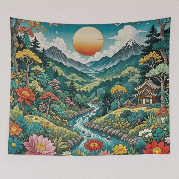 Item preview, hut by the river designed and sold by GIFT4S.