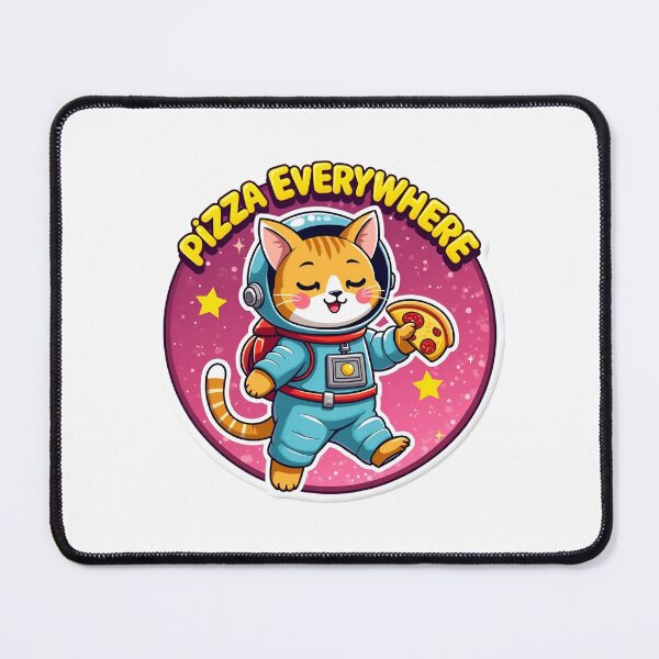 Item preview, Funny Cat Astronaut - Pizza Space Adventure, Cute Pet Lover Gift designed and sold by GipsyAvenger.