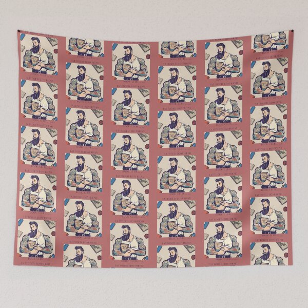 Item preview, Tattooed Boyfriend Book Club est 2025 designed and sold by elizabethdancer.