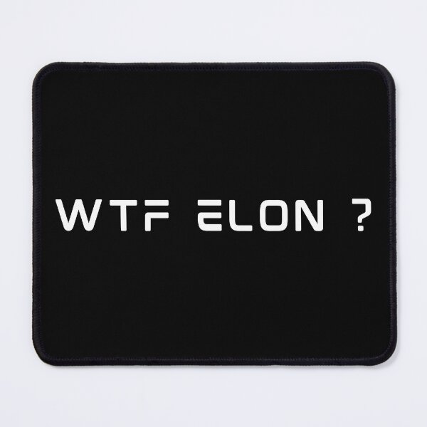 Item preview, What the fuck Elon Musk Tesla bumper designed and sold by ChataMaroon.
