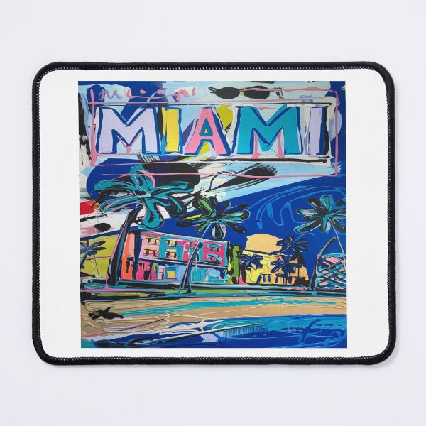 Item preview, Florida Miami Travel - "Experience the Vibrant Pulse of Miami" designed and sold by stickercuffs.