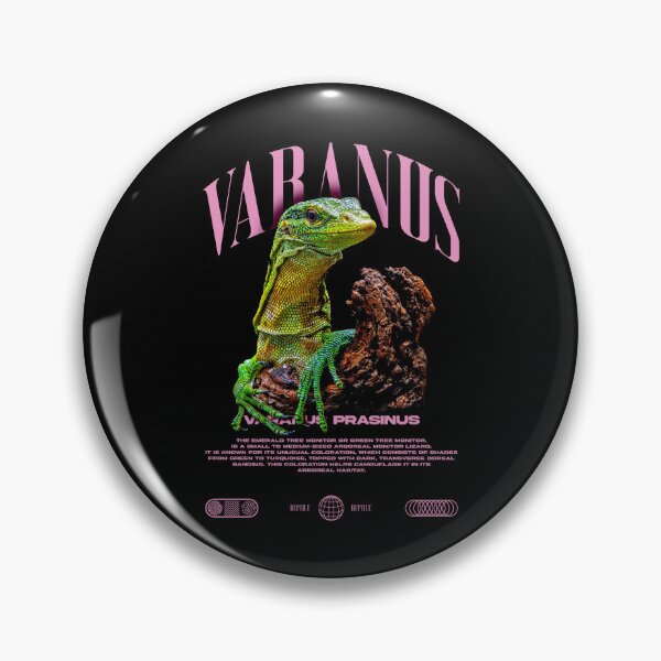 Item preview, Green Tree Monitor Modern Reptile Keeper Streetwear designed and sold by JRRTs.