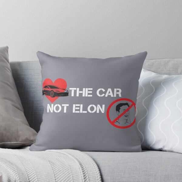 Item preview, Love the car not Elon Musk Tesla bumper designed and sold by ChataMaroon.