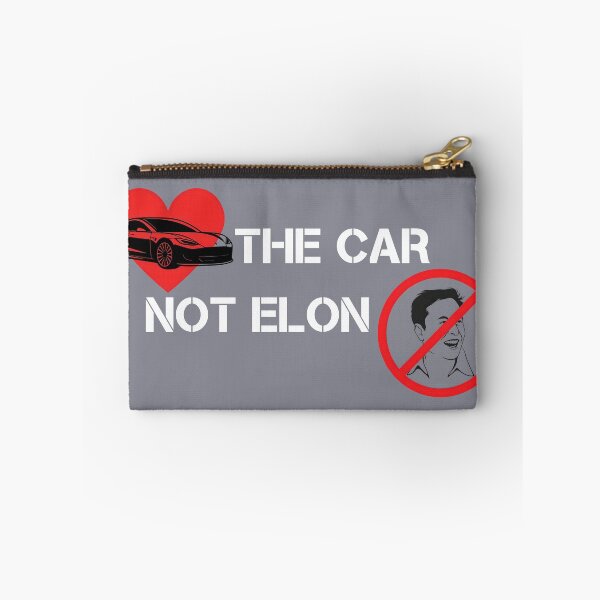 Item preview, Love the car not Elon Musk Tesla bumper designed and sold by ChataMaroon.